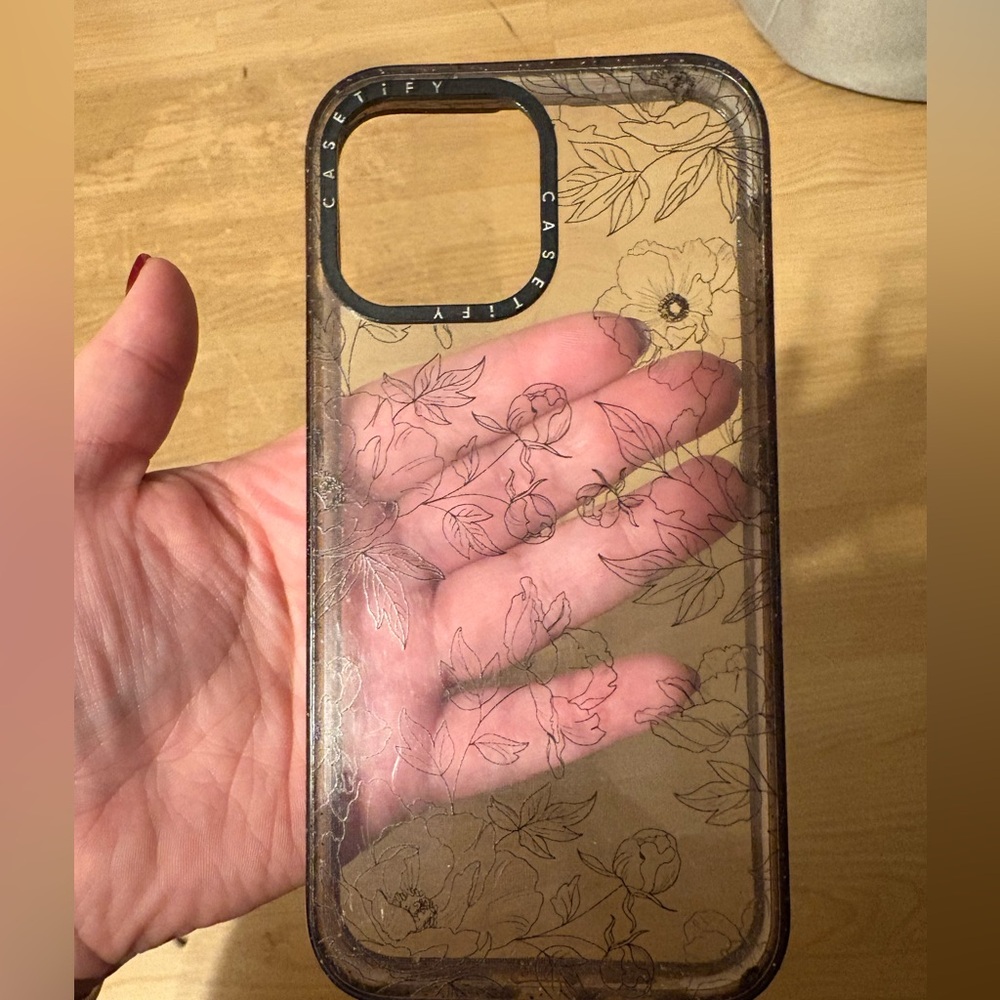 Casetify Floral Clear Phone Case 13 PRO MAX